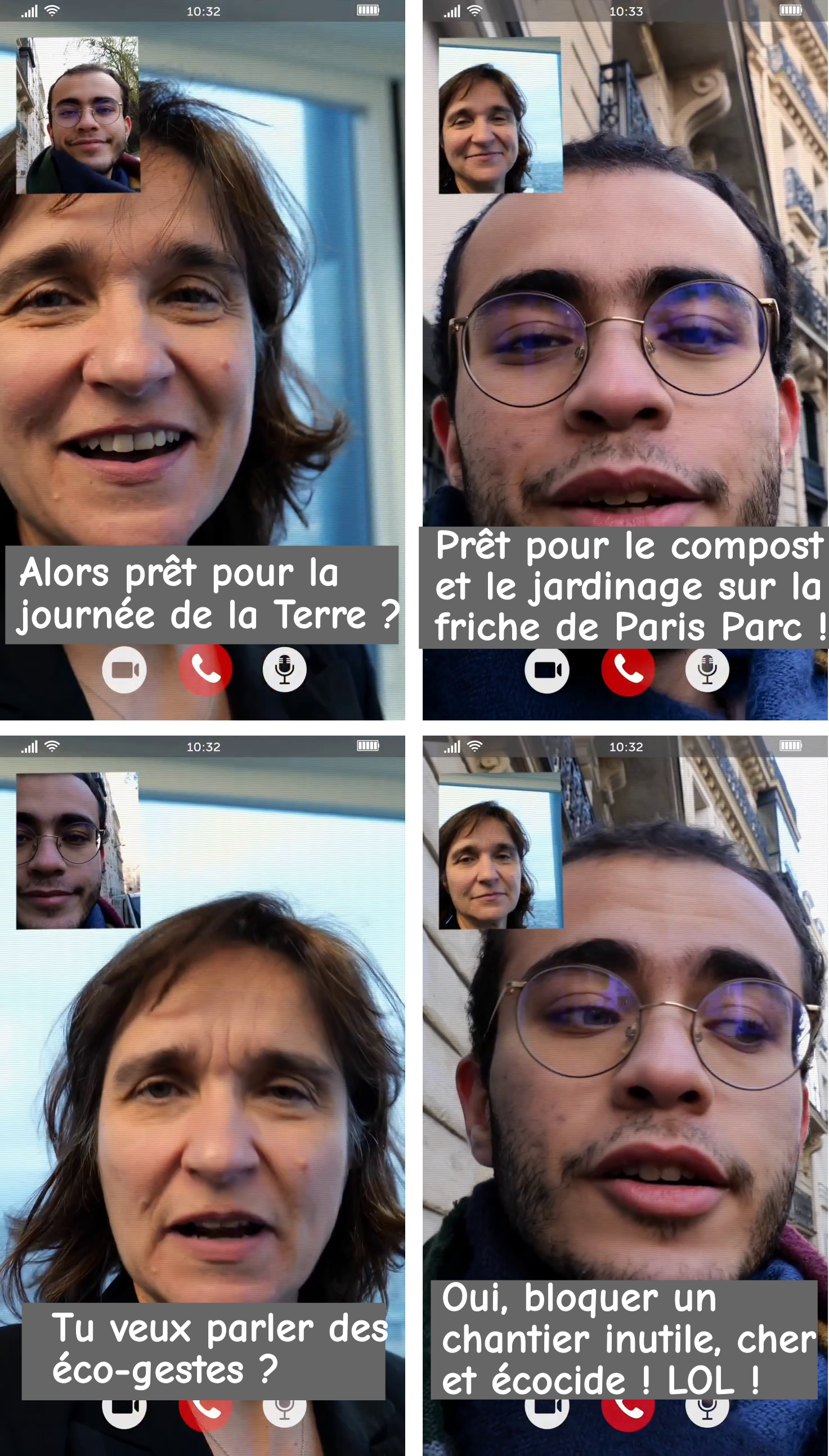 Dialogue imaginaire sur les écogestes à SU. Pour la vidéo officielle, voir ici : www.instagram.com/p/Cm_zR2ijeAj/